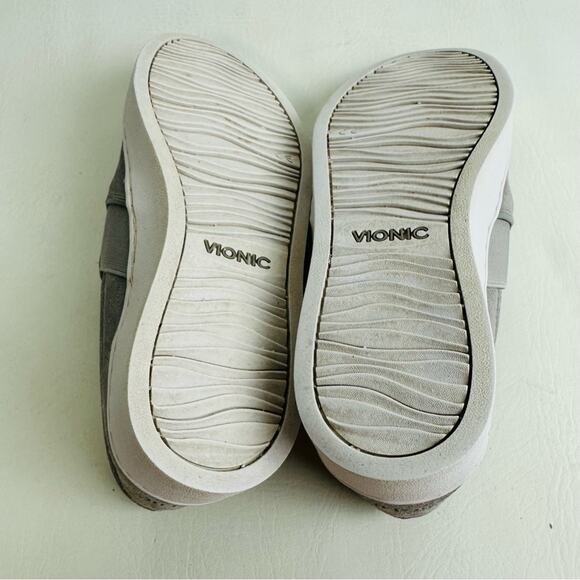 Vionic Womens Shoes Grey Splendid Kani Slip-On Loafers Comfort Sneaker Size 6 - Picture 12 of 13